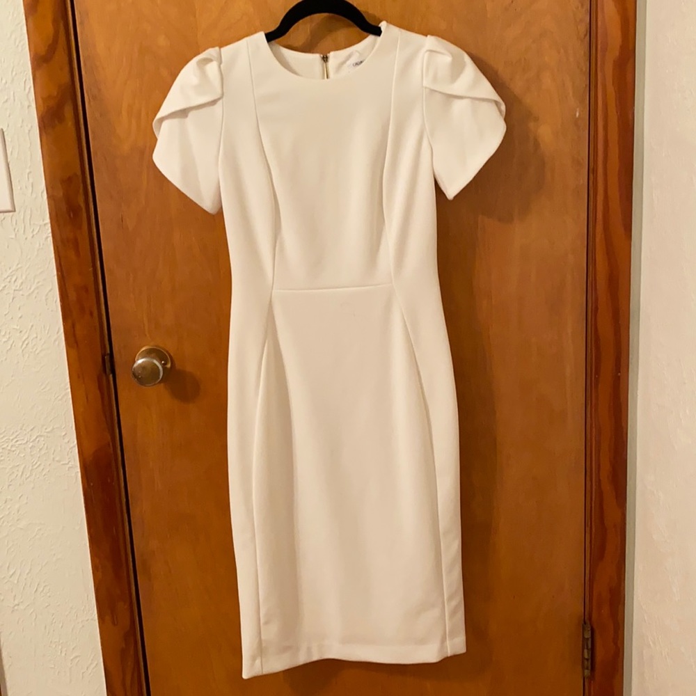 White Calvin Klein Dress